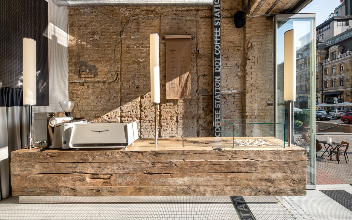 Coffee shop with unique designs