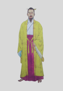 Tiện phục: Áo vàng, thường tía (Phục dựng)